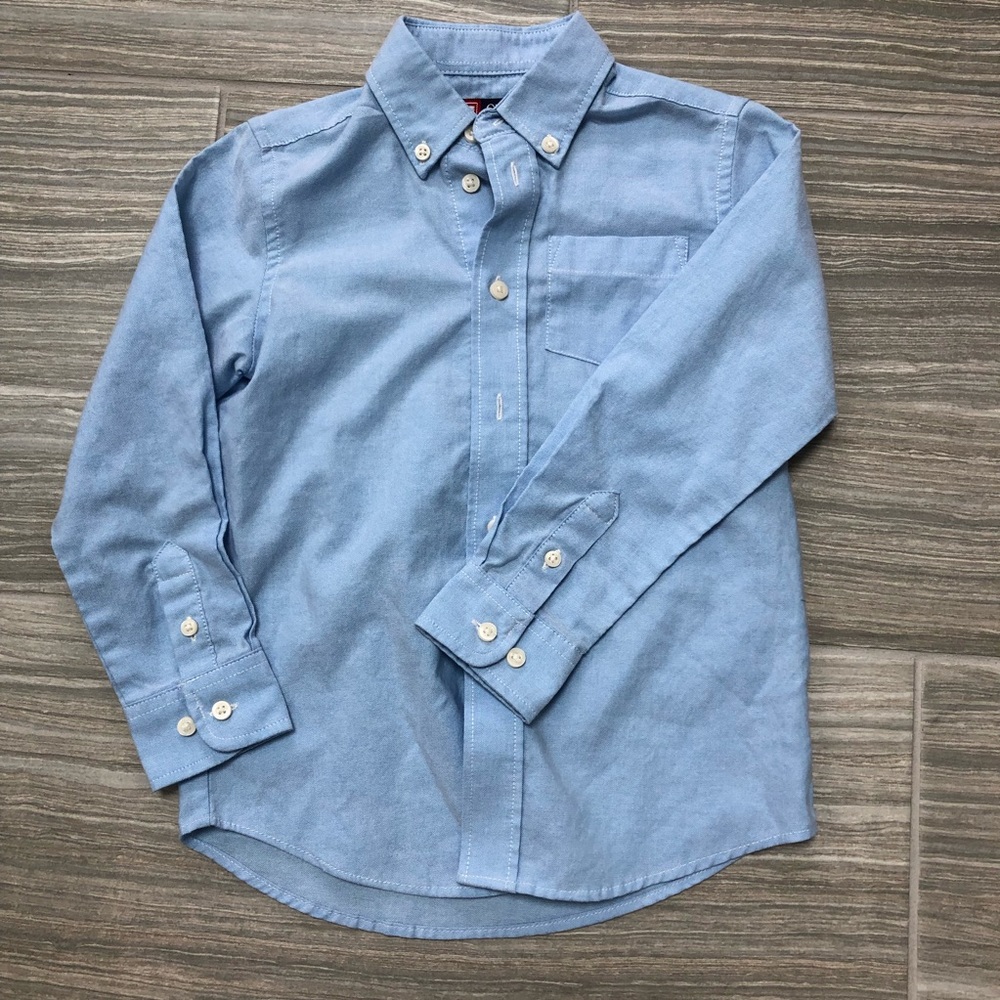 Adorable light blue long sleeve button down